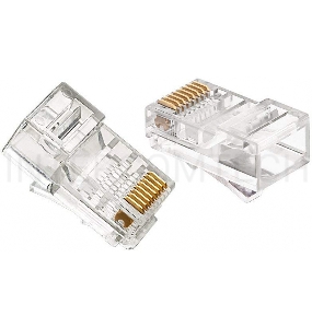 Коннектор Premier (6-008) кат.5e RJ45 прозрачный