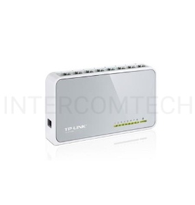 Коммутатор TP-Link SOHO   TL-SF1008D Коммутатор 8-port 10/100M mini Desktop Switch, 8 10/100M RJ45 ports, Plastic case