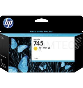 Картридж HP 745 Желтый для HP DesignJet, 130ml