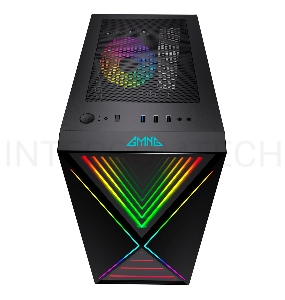 Корпус GMNG GG-CC110 черный без БП ATX 5x120mm 2x140mm 2xUSB2.0 1xUSB3.0 audio bott PSU