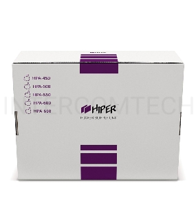 Блок питания HIPER HPA-500 (ATX 2.31, 500W, Active PFC, >80 efficiency, 120mm fan, черный) BOX