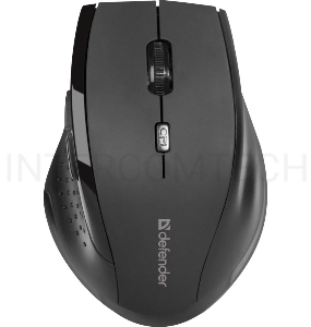 Беспроводная оптическая мышь Defender Accura MM-365 черный {Беспроводная оптическая мышь, 6 кнопок, 800-1600 dpi}