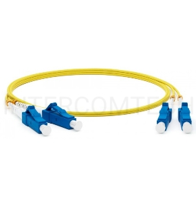 Кабель Патч-корд Lanmaster TWT-2LC-2LC/SU-2.0 2x9/125 OS1/OS2 LC дуплекс-LC дуплекс 2м LSZH оранжевый