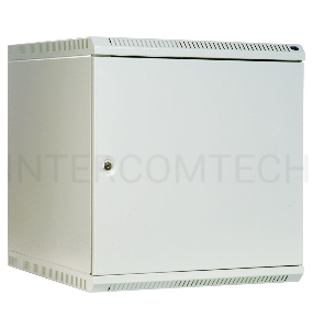 Шкаф настенный ЦМО ШРН-12.480.1 12U 600x480мм пер.дв.стал.лист несъемные бок.пан. серый