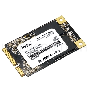 Накопитель SSD mSATA Netac 256Gb N5M Series <NT01N5M-256G-M3X> Retail (SATA3, up to 540/490MBs, 3D TLC)