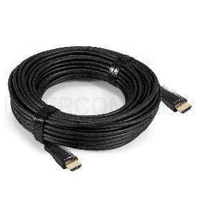 Активный оптический кабель HDMI ExeGate EX-CC-HDMI2-20.0 (19M/19M, v2.0, 20м, 4K UHD, Ethernet, позолоченные контакты)