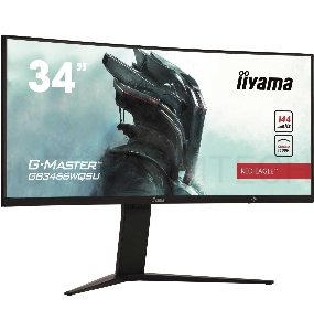 Монитор жидкокристаллический Iiyama Монитор LCD 34'' [21:9] 3440x1440(UWQHD) VA, Curved, nonGLARE, 400cd/m2, H178°/V178°, 3000:1, 80M:1, 16.7M, 1ms, VGA, 2xHDMI, 2xDP, USB-Hub, Height adj, Pivot, Tilt, Swivel, Speakers, 3Y, Black