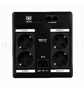 Источник бесперебойного питания ExeGate EP212518RUS Power  Back UNB-1000  <1000VA, Black, 4 евророзетки>
