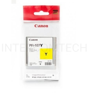 Картридж струйный Canon PFI-107Y 6708B001 желтый для Canon iP F680/685/780/785 (130мл)