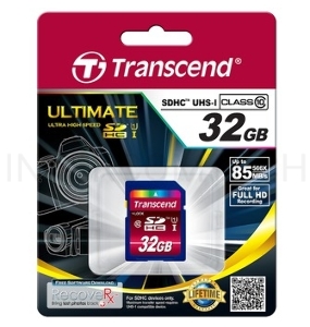 Флеш карта SDHC 32Gb Class10 Transcend TS32GSDHC10U1 Ultimate w/o adapter