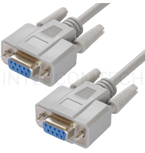 Greenconnect Кабель 0-модемный COM RS-232 линковочный 5 m GCR-DB901-5m 9F AF / 9F AF, пакет