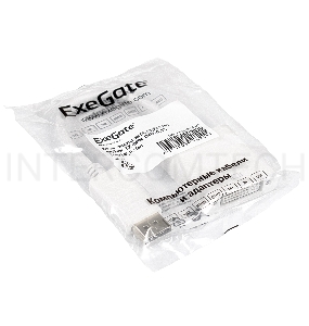 Кабель-переходник DisplayPort-DVI ExeGate EX284909RUS EX-DPM-DVIF-0.15 (20M/19F, 0,15м)