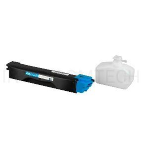Картридж SAKURA TK580C для Kyocera Mita FS-5150DN/5250DN, синий, 2800 к.