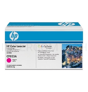 Тонер-картридж HP CF033A пурпурный для CLJ CM4540MFP 12500 стр.