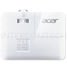 Проектор ACER S1386WHn (DLP, 1280x800, 3600Lm, 20000:1, +2xНDMI, OSRAM, 1x16W speaker, lamp 5000hrs, short-throw, WHITE,