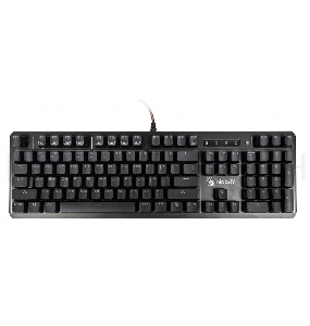 Клавиатура A4 B975 механическая черный USB Gamer LED (подставка для запястий)