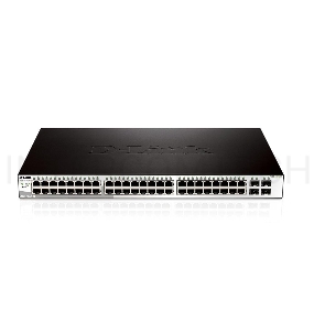 Коммутатор D-Link Managed Gigabit Switch with 48 10/100/1000Base-T + 4 SFP Ports DGS-1210-52/ME/B1A