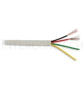 Кабель информационный Lanmaster TWT-5EFTP-LSZH кат.5е F/UTP общий экран 4X2X24AWG LSZH внутренний 305м серый