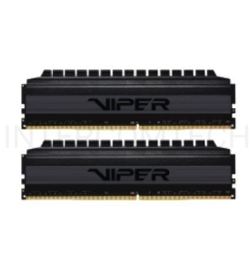 Оперативная память DDR 4 DIMM 8Gb (4GBx2) PC24000, 3000Mhz, PATRIOT BLACKOUT Kit (PVB48G300C6K) (retail)