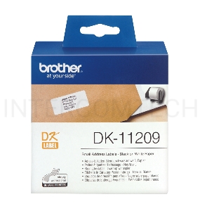 Адресные наклейки малые Brother DK11209 (800 шт - 29 x 62 мм)