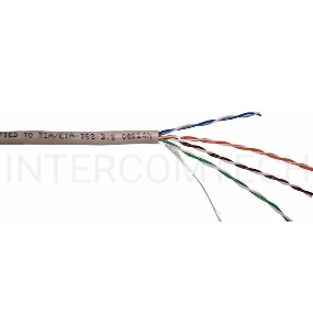Кабель информационный Lanmaster TWT-5EUTP2-LSZH кат.5е U/UTP не экранированный 2X2X24AWG LSZH внутренний 305м белый	