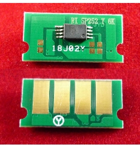 Чип Ricoh Aficio SP C252Dn/C252Sf/C262Dnw/C262Sf Yellow 6K (SPC252HE) (ELP Imaging®)