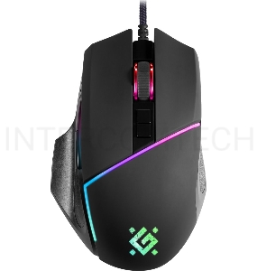 Проводная игровая мышь Warfame GM-880L RGB,8кнопок,12800dpi DEFENDER