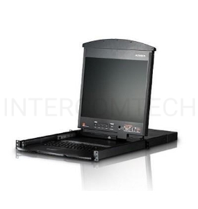 ATEN 8P CAT5 HIGH DENSITY DUAL RAIL LCD OVER