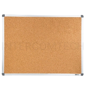 Демонстрационная доска Cactus CS-CBD-90X120 пробковая 90x120см алюминиевая рама