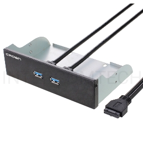 Панель CMU3-20 с двумя портами USB 3.0 в слот 5.25 компьютерного корпуса