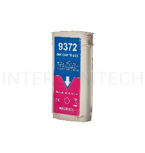 Струйный картридж Sakura C9372A (№72 Magenta) для HP, пурпурный, 130 мл.