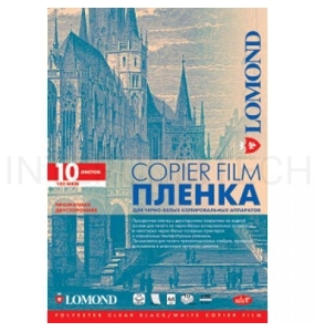 Пленка Lomond  PE DS Film – прозрачная, двусторонняя, А4, 100 мкм, 50 листов, для ч/б копиров.