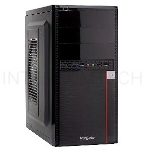 Корпус Exegate EX277436RUS Minitower MA-371X Black, mATX <UN450, 120mm> 2*USB+2*USB3.0, Audio