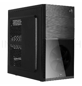 Корпус Aerocool Cs-105 Blue (mATX, без БП, 1x USB3.0, 1x USB2.0, 1x 12cm blue LED front fan)