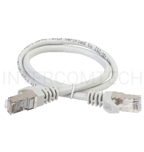 Коммутационный шнур (патч-корд), кат.5Е FTP, 1м, серый ITK