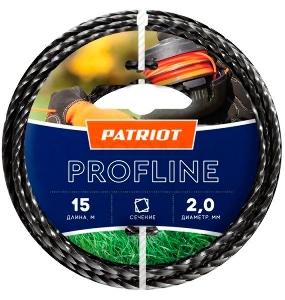 Леска для садовых триммеров Patriot Profline d=2.0мм L=15м (805402201)