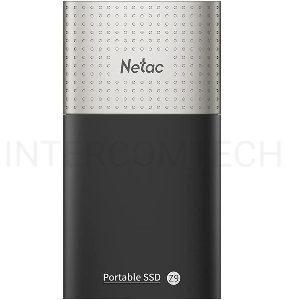 Накопитель SSD External Netac 1.0Tb Z9 <NT01Z9-001T-32BK> (USB3.2, up to 550/480MBs, 90х47.5х11.5mm, Aluminium+Plastic)