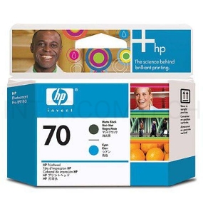Картридж струйный HP C9404A черный матовый/голубой печатающая головка для HP DJ Z32100/Z3100 PS Pro B9100 (16000стр.)