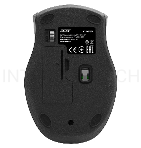 Мышь Acer OMR032 черный/красный оптическая (1600dpi) беспроводная USB (4but)