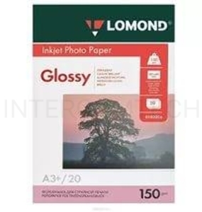 Бумага Lomond 0102026 A3+/150г/м2/20л./белый глянцевое для струйной печати