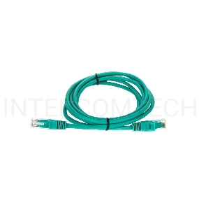 Патч-корд 2.0м , UTP Cat. 5E, Telecom NA102-G-2M, зеленый