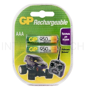 Аккумулятор GP 95AAAHC AAA NiMH 950mAh (2шт)