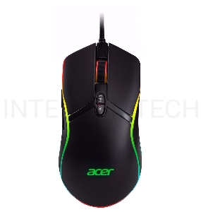 Мышь Acer OMW144 черный оптическая (3200dpi) USB (7but)