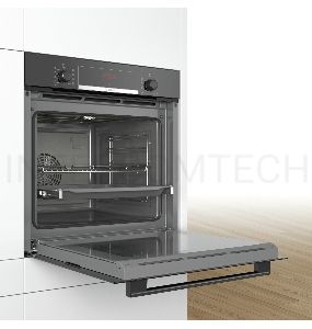 Духовой шкаф Электрический Bosch HBA534EB0 черный, встраиваемый