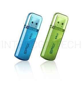 Флеш Диск Silicon Power 64Gb Helios 101 SP064GBUF2101V1B USB2.0 синий