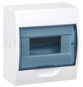 Корпус модульный пластиковый навесной ЩРН-П-8 IEK MKP12-N-08-40-20, 8 модулей, IP41