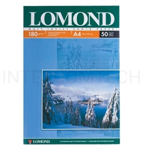 Фотобумага LOMOND Односторонняя Матовая, 180г/м2, A4 (21X29,7)/25л. для струйной печати