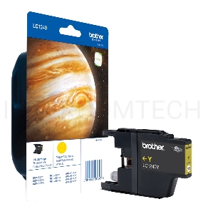 Картридж струйный Brother LC1240Y желтый для Brother MFC-J6510DW/J69010DW