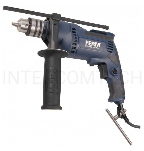 Дрель ударная FERM PDM1049P, 710Вт, 0 -3200 об/мин,  ЗВП, 13мм, коробка