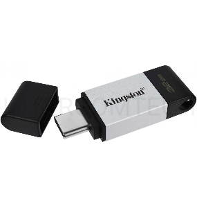 Накопитель KINGSTON DT80 32GB Flash USB 3.2 Gen 1, USB-C Storage